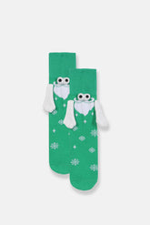 CALZINI NATALIZI VERDE